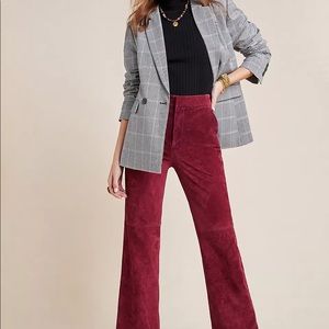 Anthropologie-Carson Suede Bootcut Pant